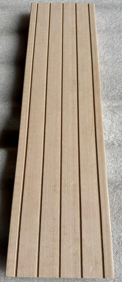 Террасная доска ДПК Best decking Light Тиснение/широкий вельвет цвет: Слоновая кость