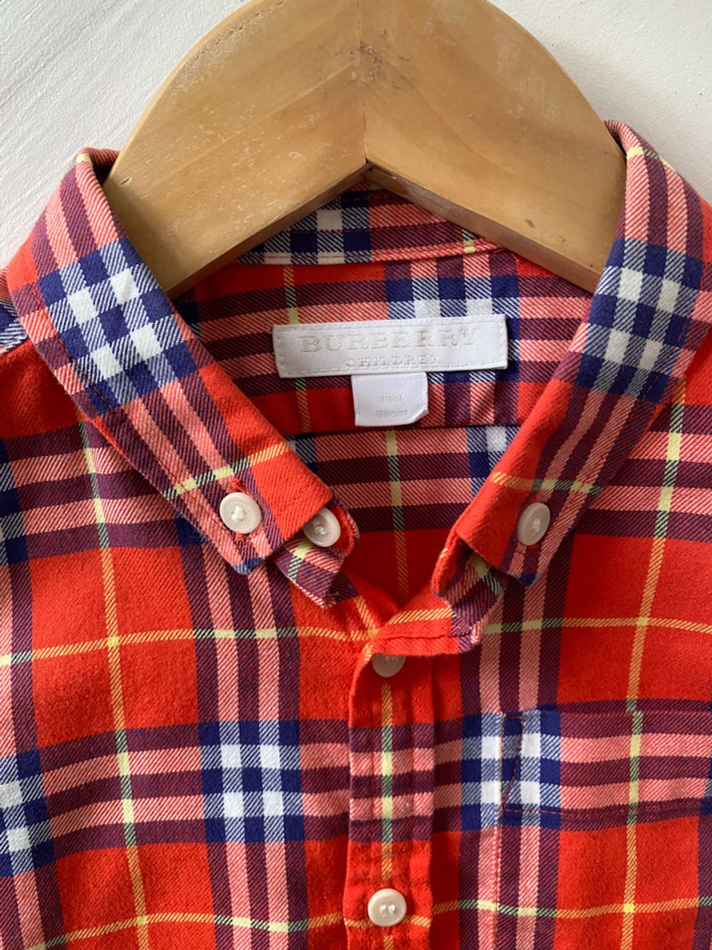 Хлопковая рубашка  Burberry, 86