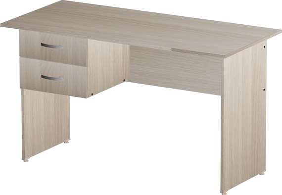 Стол письменный 2 ящика Стандарт Про ясень шимо светлый
