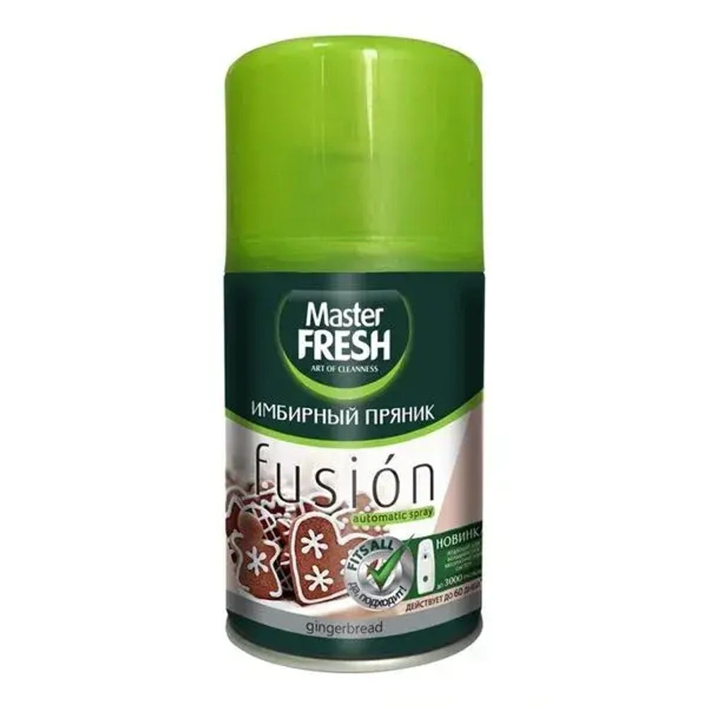 Освежитель воздуха сменный баллон 250мл Master FRESH Имбирный пряник