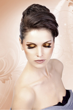 Чёрно-коричневые ресницы Deluxe (Цвет: черный)