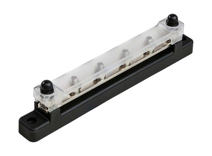 Колодка распределительная электромонтажная с защитной крышкой, 4 контакта