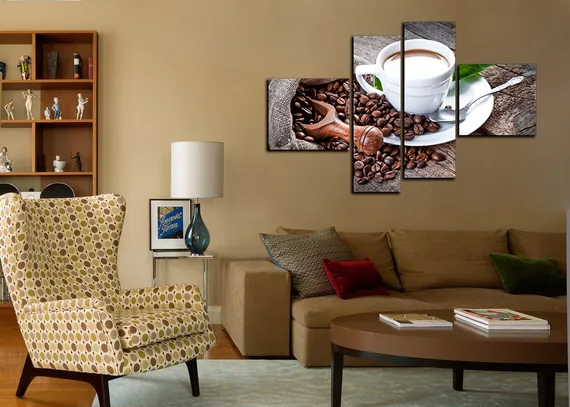 Модульная картина "Кофейное утро"