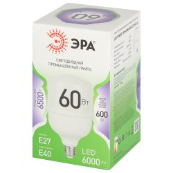 Лампа светодиодная ЭРА GREEN LINE LED POWER T100-60W-865-E27/E40 GL 60Вт колокол холодный свет Е27/Е40 | Лампы cветодиодные POWER