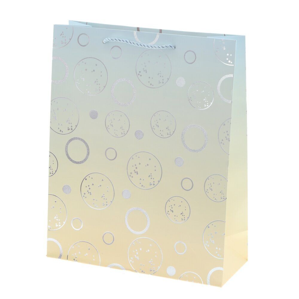 GAEM Пакет подарочный M (бумага 210г/м2, блок микс 12шт), L26 W10 H32 см, 4в.