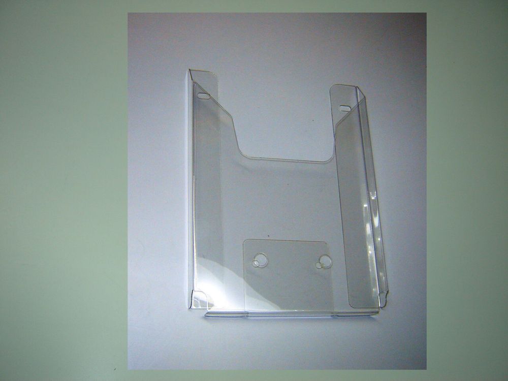 Карман буклетница настенная А5 вертикальный 15 мм 0,7 ПЭТ