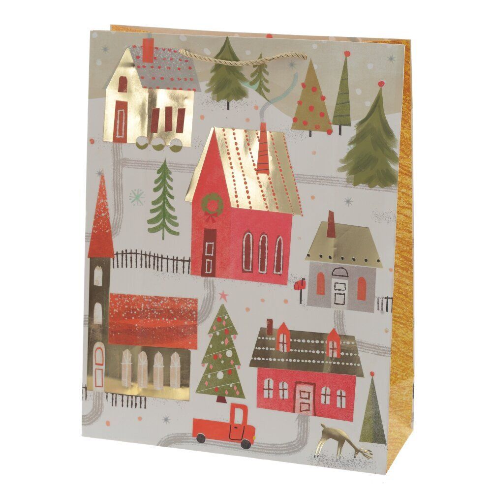 GAEM Пакет подарочный (бумага 210г/м2, блок микс 12шт), L18 W9 H24 см, 4в.