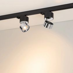 Светильник SP-PLURIO-TRACK-4TR-R77-9W Warm3000 (BK-CHR, 36 deg, 230V) (Arlight, IP20 Металл, 3 года) 038125
