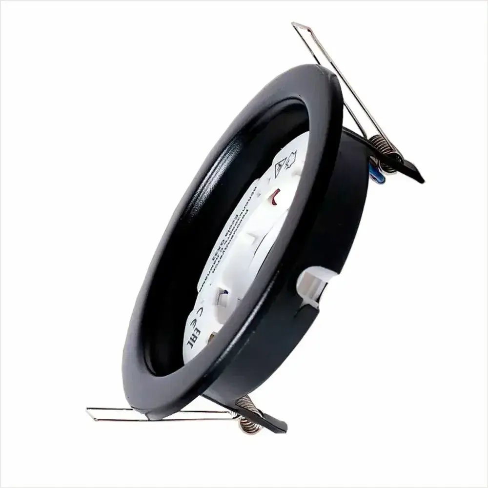 (10 шт.)Светильник встраиваемый Ecola GX53 H4 Черный матовый 38x106