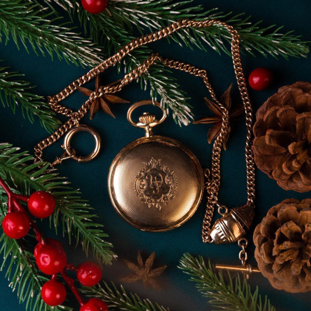 Винтаж: Золотые карманные часы INTERNATIONAL WATCH COMPANY