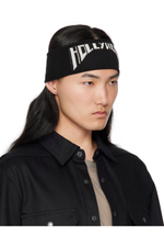 RICK OWENS DRKSHDW ПОВЯЗКА НА ГОЛОВУ С ЛОГОТИПОМ ЧЕРНАЯ HOLLYWOOD