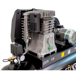 WDK-92765 Компрессор поршневой с ременным приводом 656 л/мин, 4 КВт, 380 В, ресивер 270 л