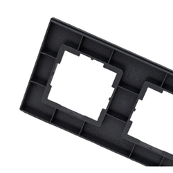 "Аксиома" Рамка двухместная МРФИ11.15.00.00 антрацит Кунцево Электро