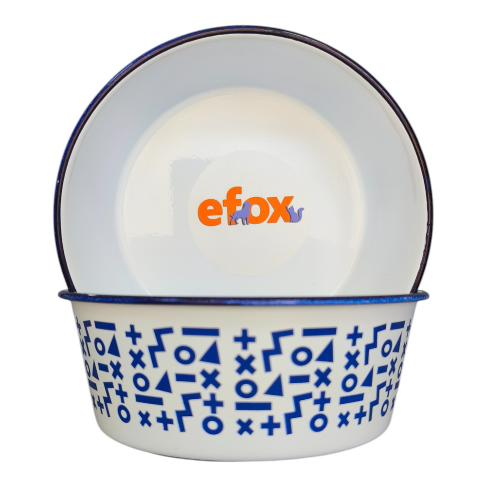 Миска "efox" для питомцев из нержавеющей стали, форма чаша