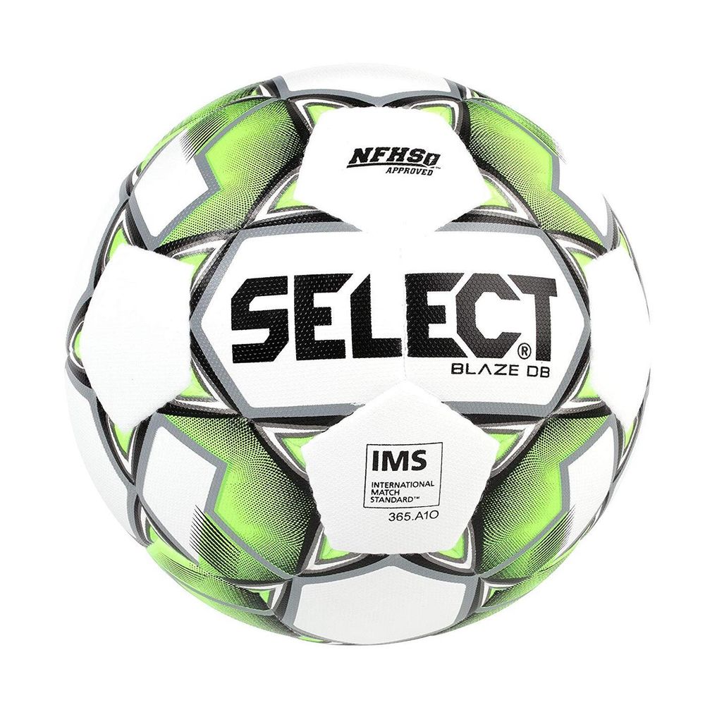 Мяч футбольный SELECT BLAZE DB, (004) белый/зелёный, размер 5