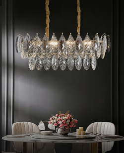 Люстра D8011P/L-800 gold/smoky