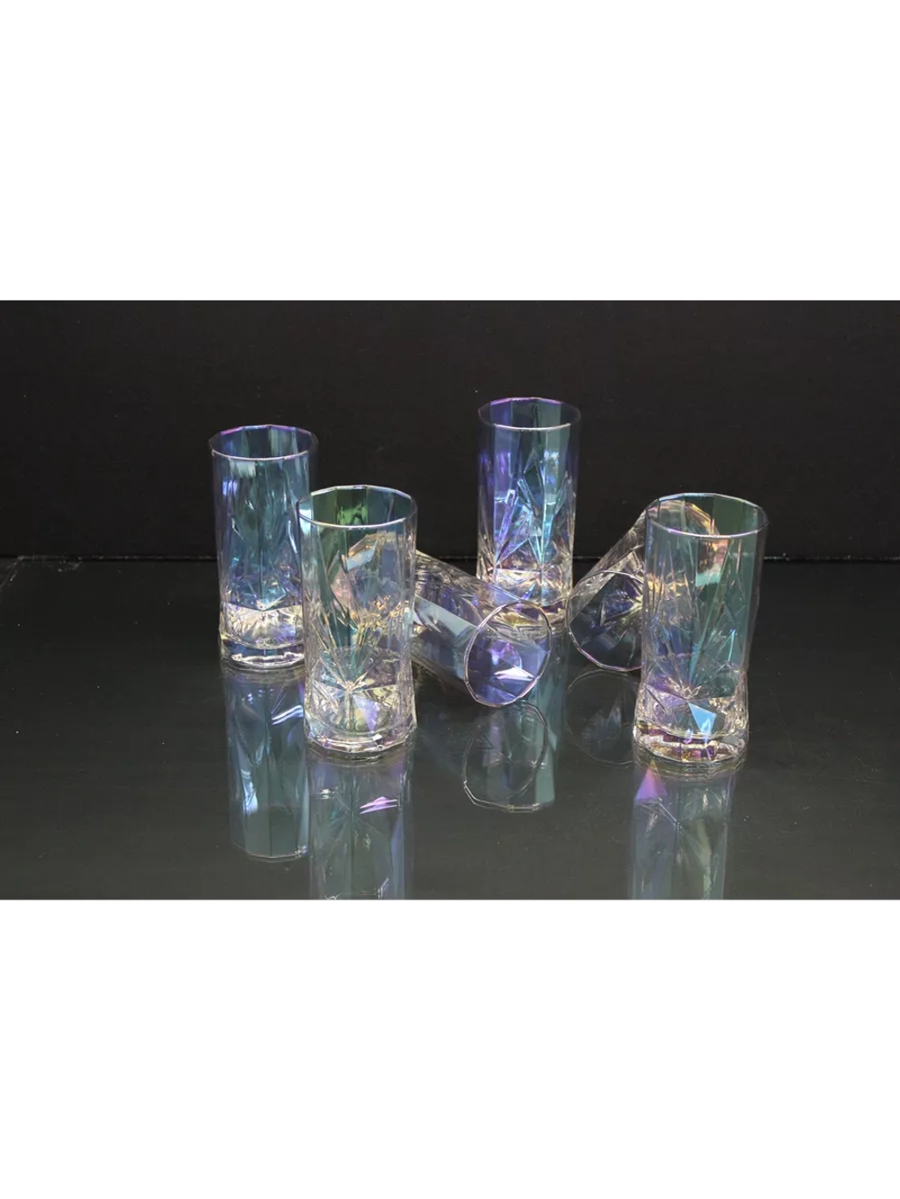 Набор высоких стаканов для напитков 6шт.