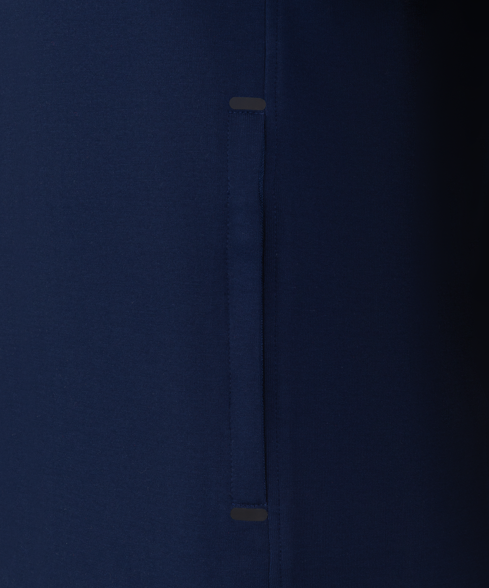 Худи на молнии ESSENTIAL Athlete Hooded FZ Jacket, темно-синий