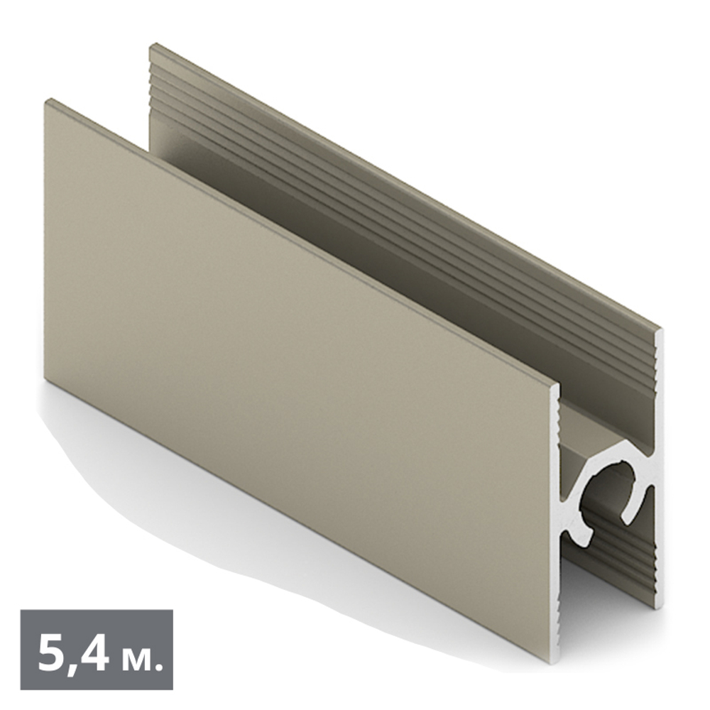 ЭКО Рамка средняя двери - центральный ригель (5,40 м) шампань матовая (AL) (AE0452) Aristo (Акция)