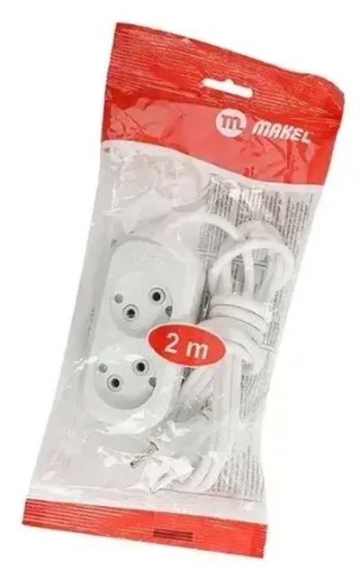 Удлинитель Makel (MGP 102) 2 гнезда 2 метра