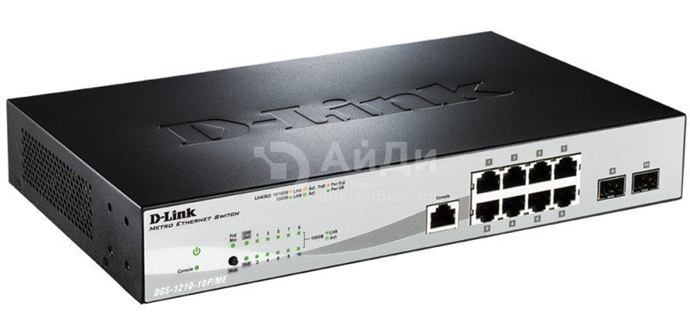 Коммутатор D-Link DGS-1210-10P/ME/A1A
