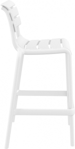 Стул пластиковый барный Siesta Contract Helen Bar 75, белый