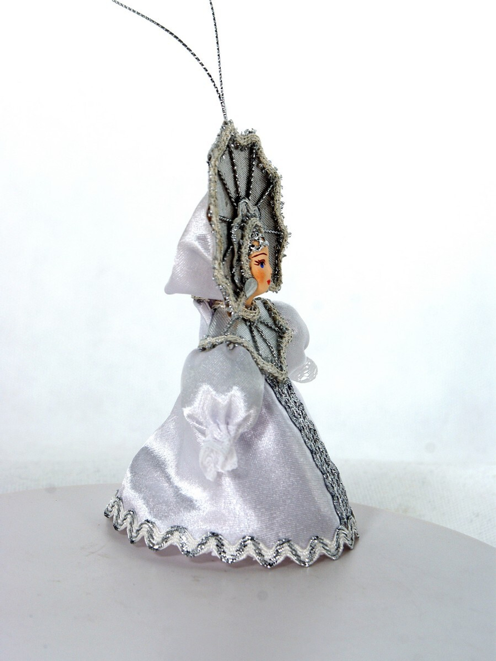 Кукла-подвеска Снежинка-Снегурочка