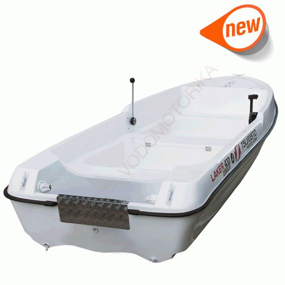 Лодка стеклопластиковая LAKER T410 Plus Ezy Stik (белый)