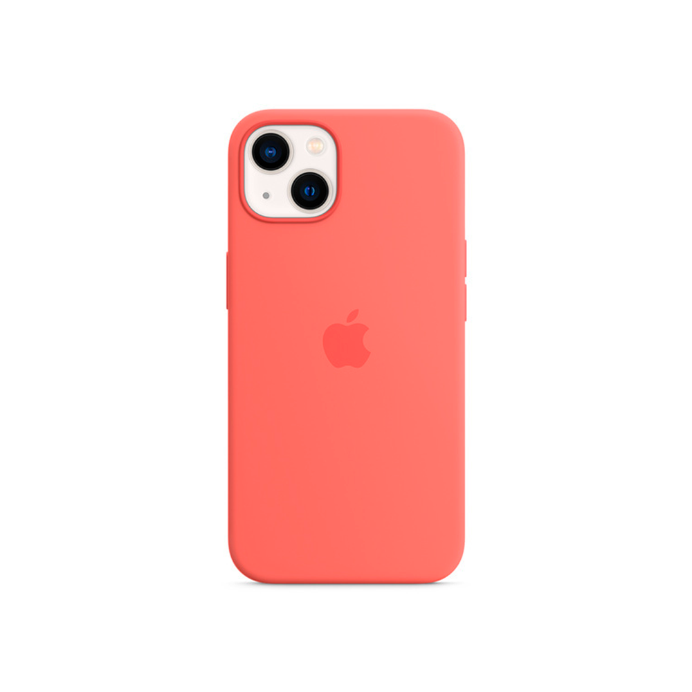 Силиконовый чехол с поддержкой MagSafe Apple Silicone Case для iPhone 13, Pink Pomelo (Розовый помело)