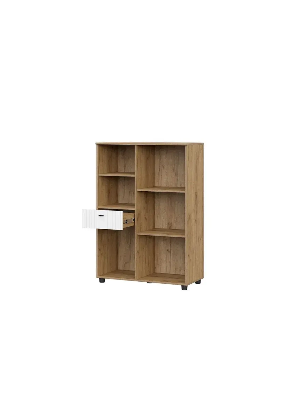 Модульная стенка со шкафом Дуб Золотой 320х42х191