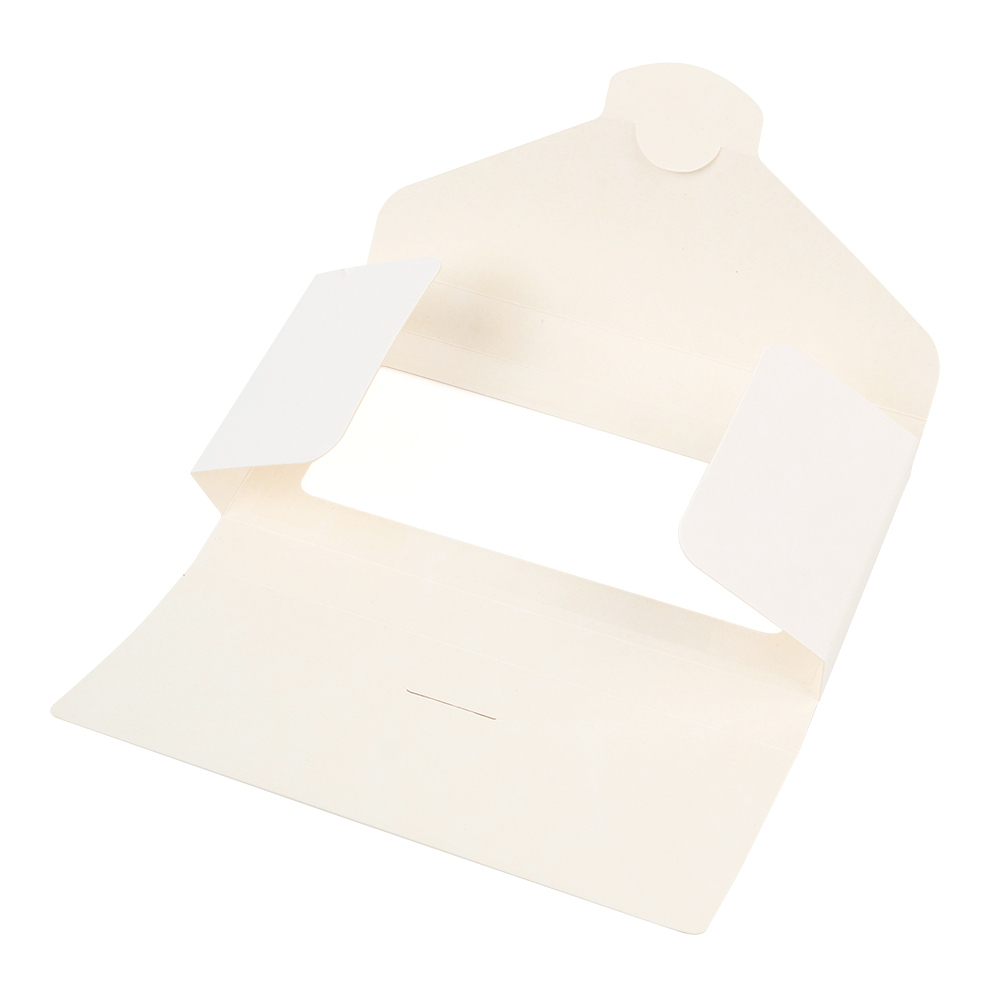 Коробка - конверт под шоколадку белая с окном 17,5*9*3,5 см