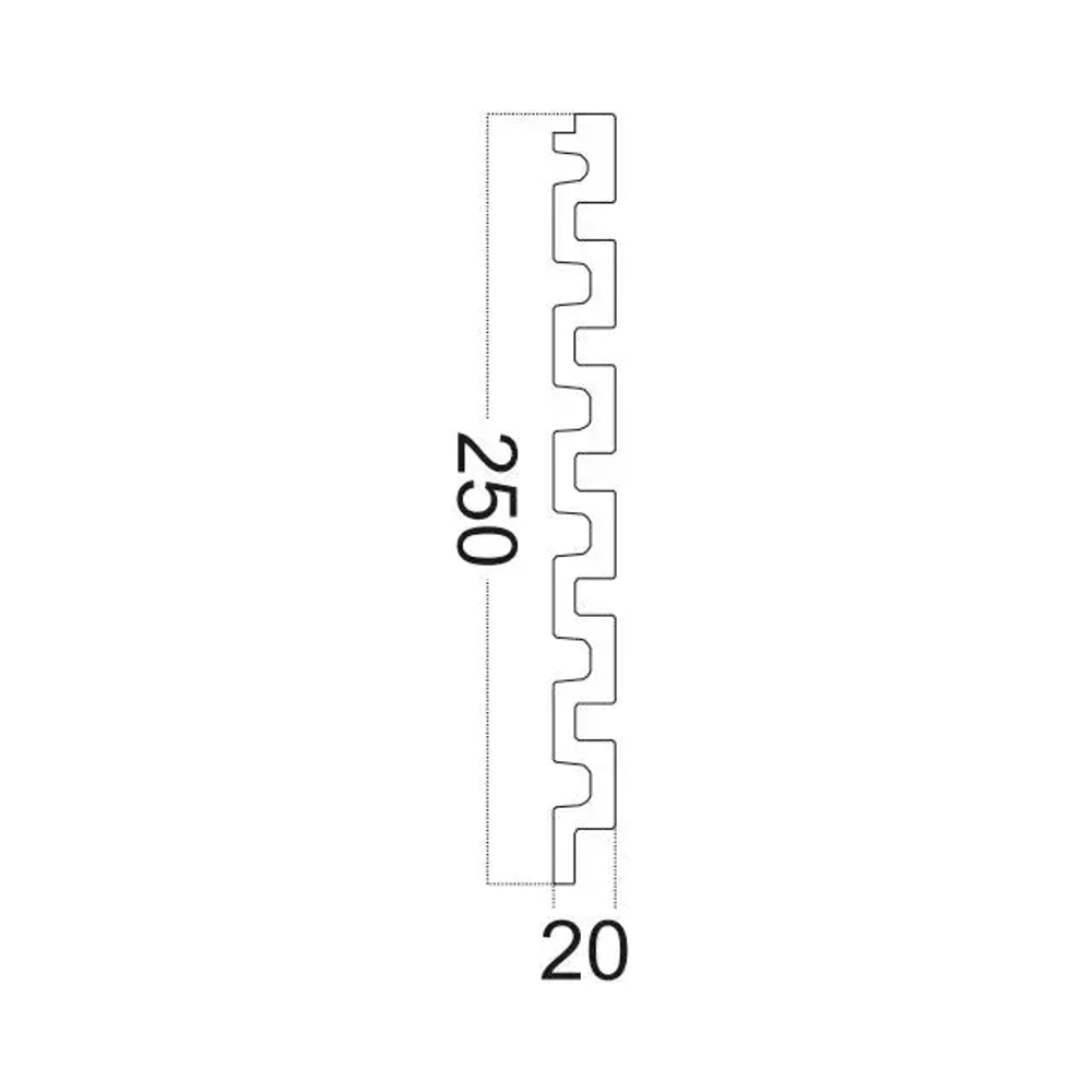 Декоративная панель Kr240SP/2.7