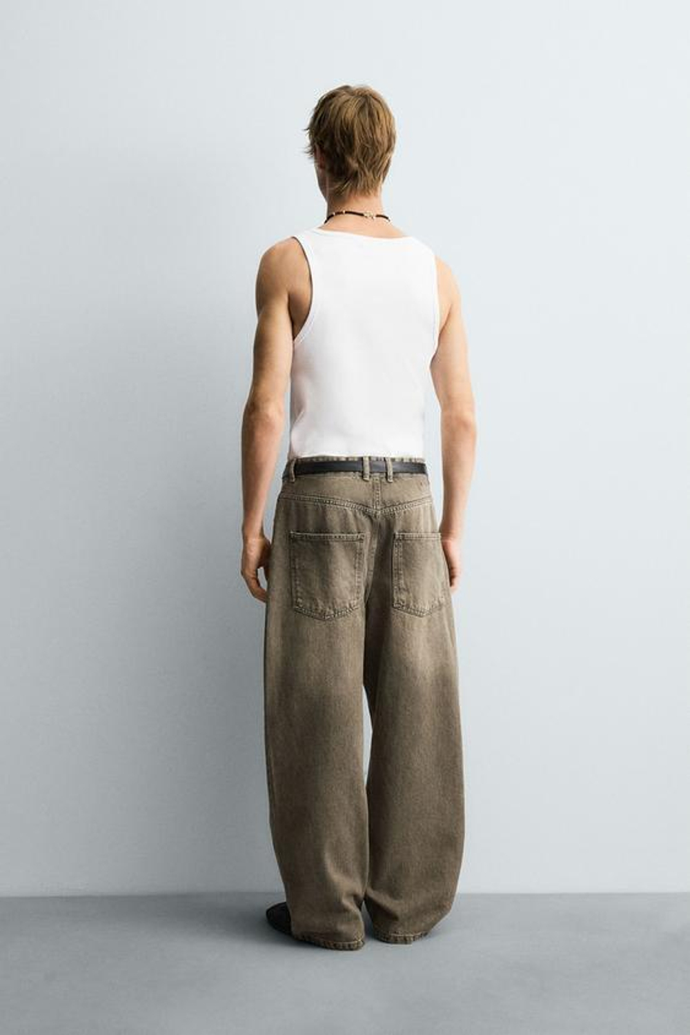 ZARA ДЖИНСЫ BAGGY FIT, ХАКИ