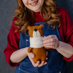 Игрушка ручной работы Мишка