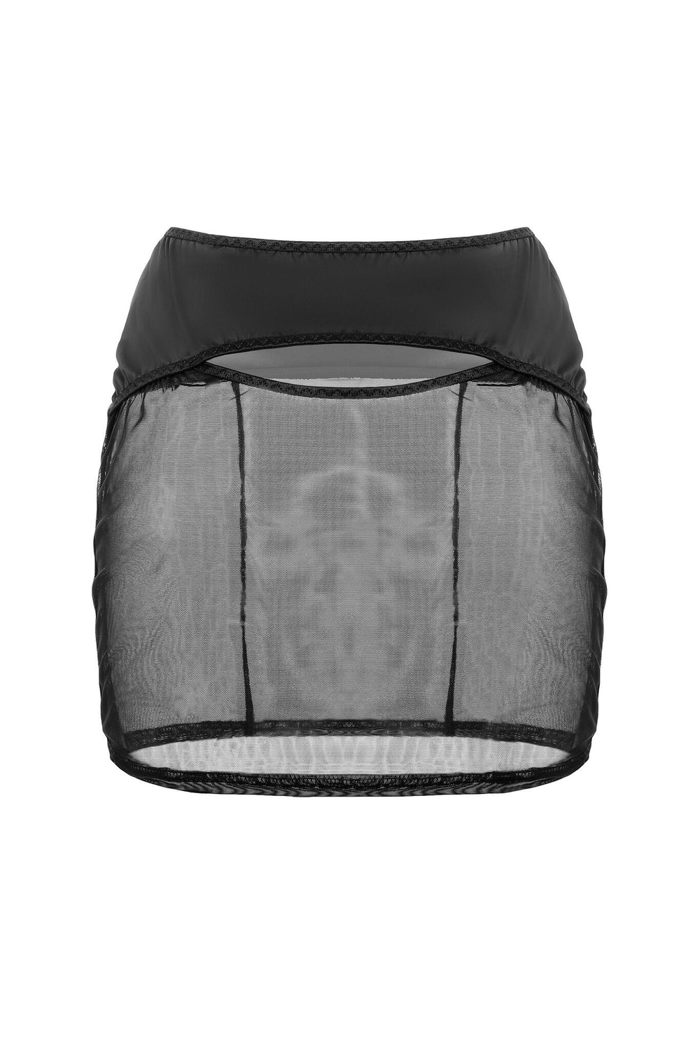 Полупрозрачная юбка Evenness (Размер: 46-48) (Цвет: черный)