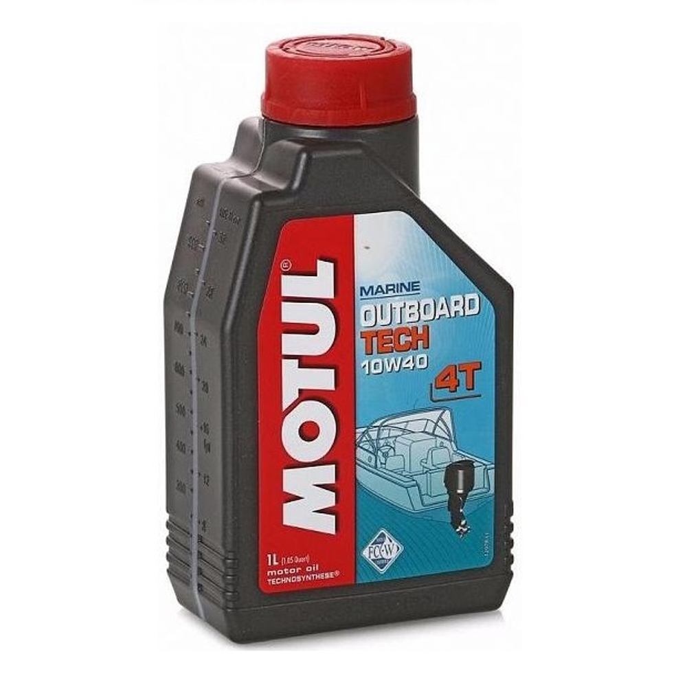 Моторное масло Motul Outboard 4T 10W40 полусинт 1 л. для лодочного мотора