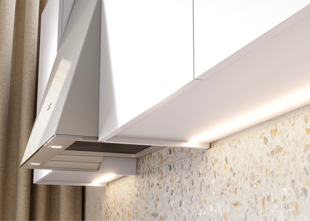 Кухня «Денвер» Белая 160 см