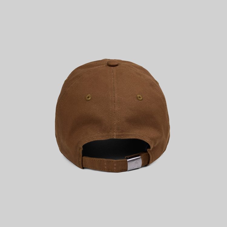 Кепка Carhartt WIP Canvas Script Cap артикул:I028876_brown - купить в магазине Дайс