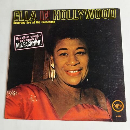 Винтажная виниловая пластинка LP Ella Fitzgerald In Hollywood (USA 1961)