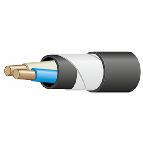 Кабель медный силовой бронированный ВБШв 2х10