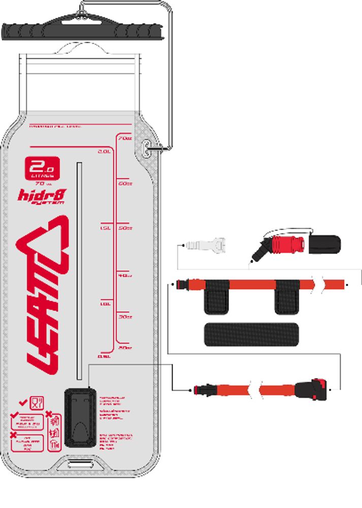 Рюкзак-гидропак Fox Utility 10L Hydration Pack (Black, 2023)