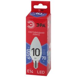 Лампочка светодиодная ЭРА RED LINE LED B35-10W-865-E14 R Е14 / E14 10 Вт свеча холодный дневной свет