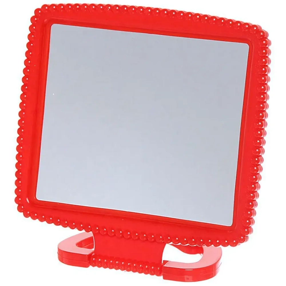 Зеркало настольное «Резное» прямоуг., подвесное 15*14см (Стикер на минивложение 10шт)