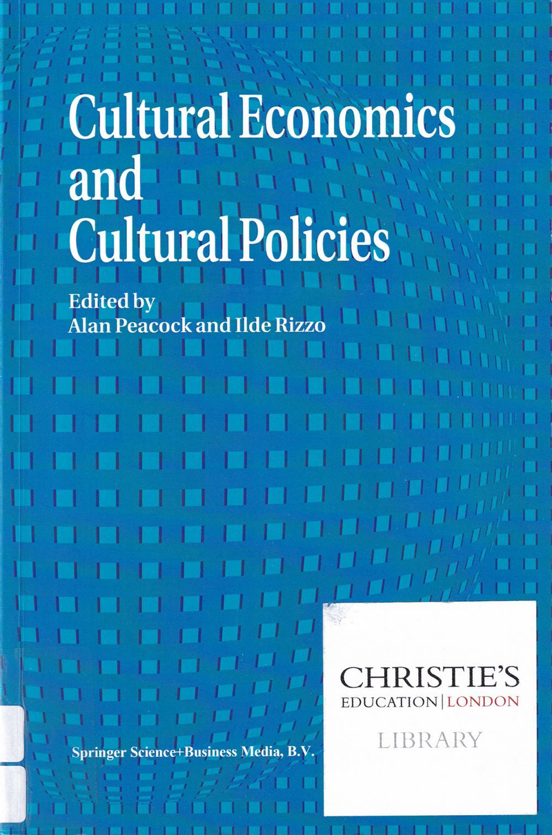 Экономика культуры и культурная политика