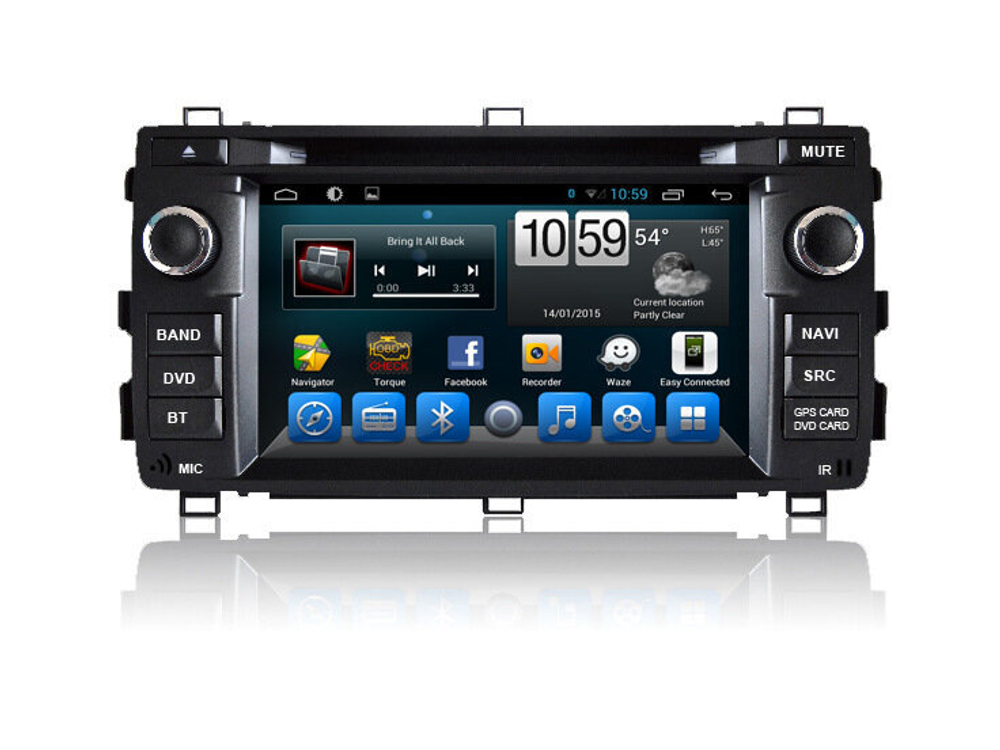 Магнитола для Toyota 200х100мм - Carmedia KR-7089-S10 на Android 10, 4Гб+64Гб, 4G SIM-слот, CarPlay