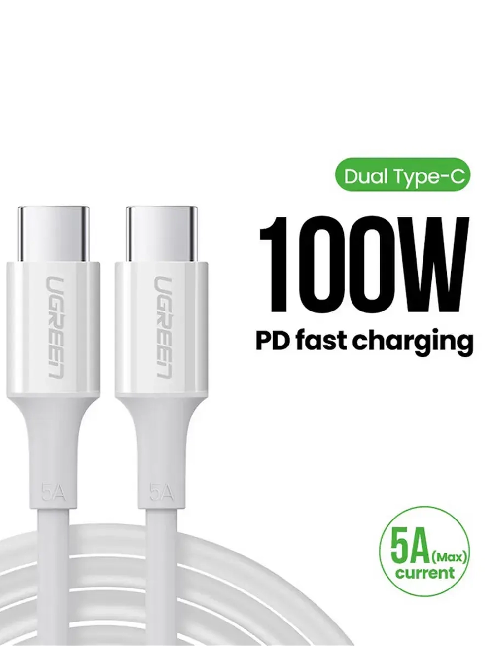 Type-C провод Угрин 100W с быстрой зарядкой для iPhone 16