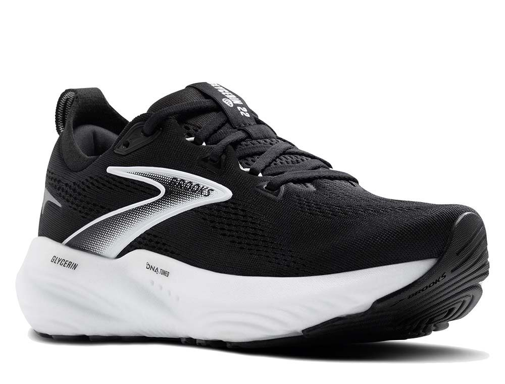 Кроссовки для бега мужские Brooks Glycerin 22 M Черно-Белый