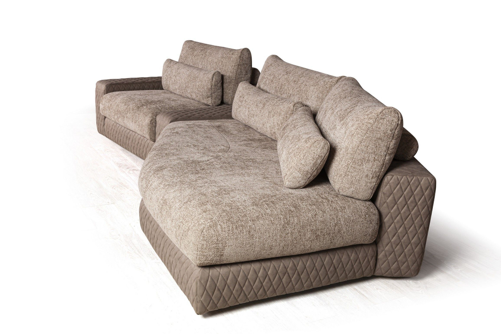 Aldo угловой модульный диван с терминальным углом и баром