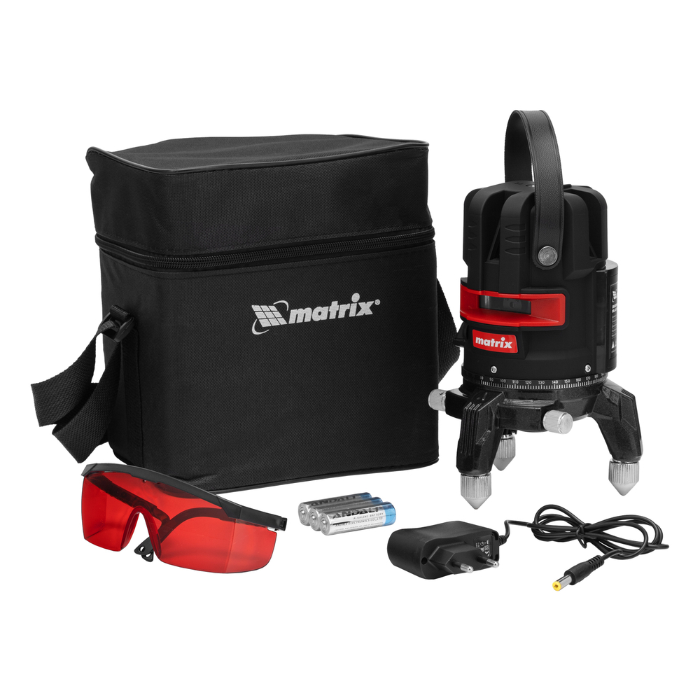 Лазерный уровень ML 05 Red, 20 м, 635 нм, резьба 5/8"// Matrix