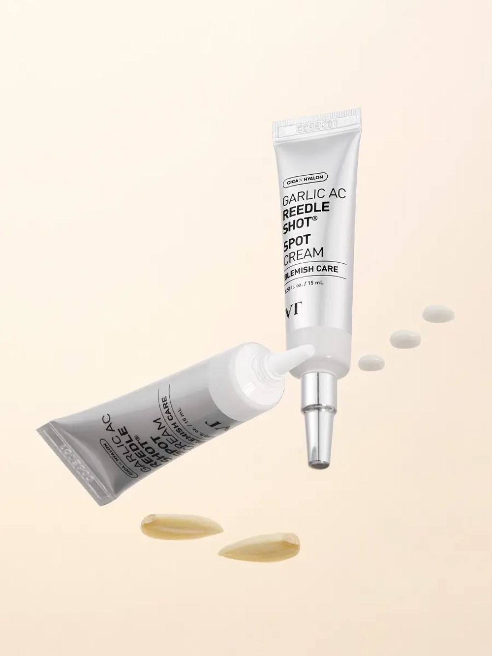 VT Cosmetics Локальный крем с микроиглами и экзосомами чеснока против воспалений Garlic AC Reedle Shot Spot Cream 15 мл